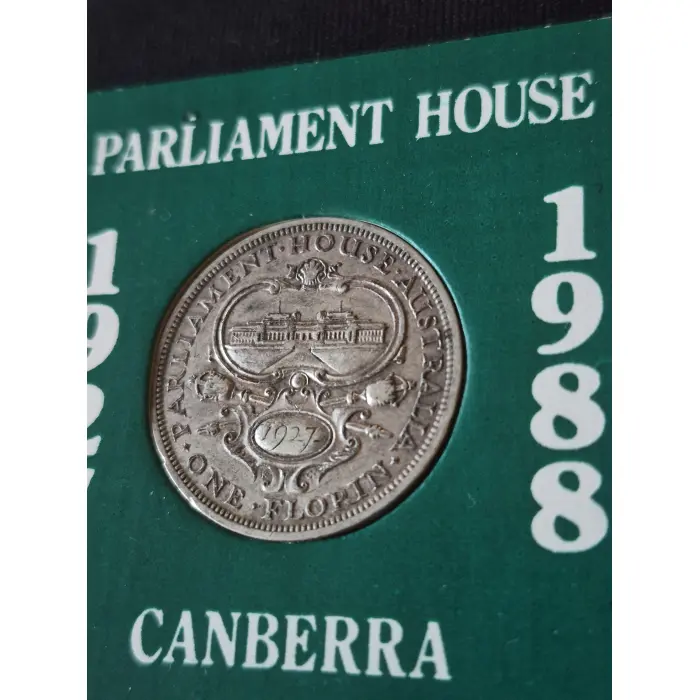 1927 PARLIAMENT HOUSE FLORIN 