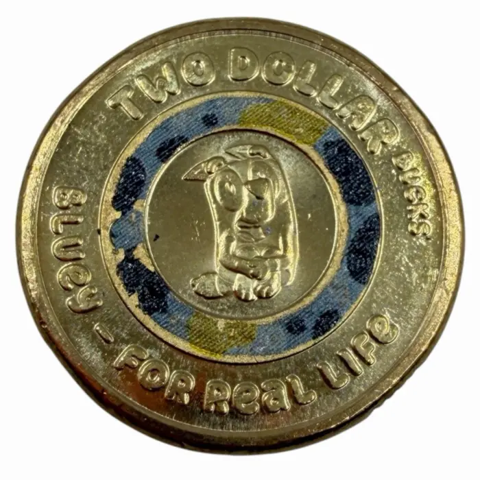 2026 $2 Bingo & Bluey UNC RAM Coloured Coin Pair (2 x $2 coins)