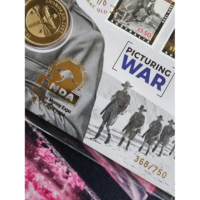 2024 $1 ANDA Brisbane Picturing War Lest We Forget PNC