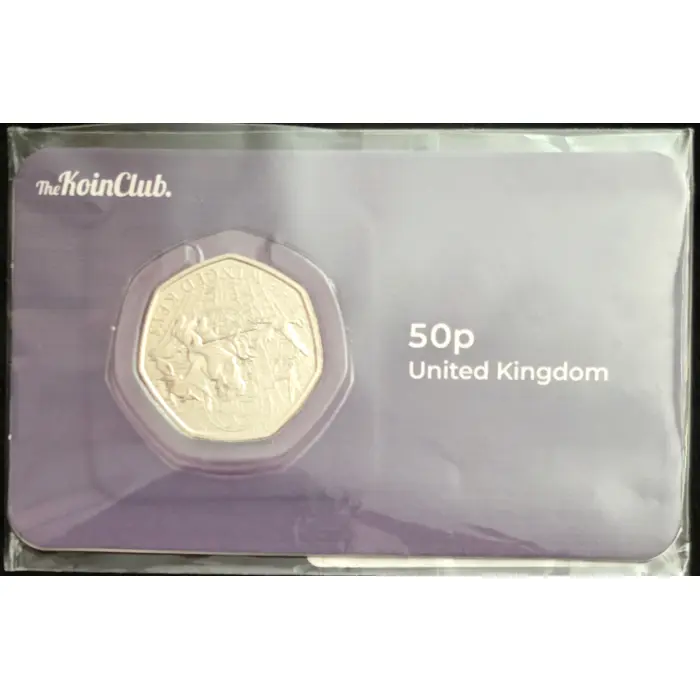 🌊🧜‍♀️ 2024 United Kingdom 50p – The Winged Keys | The Koin Club Issue (Sealed 