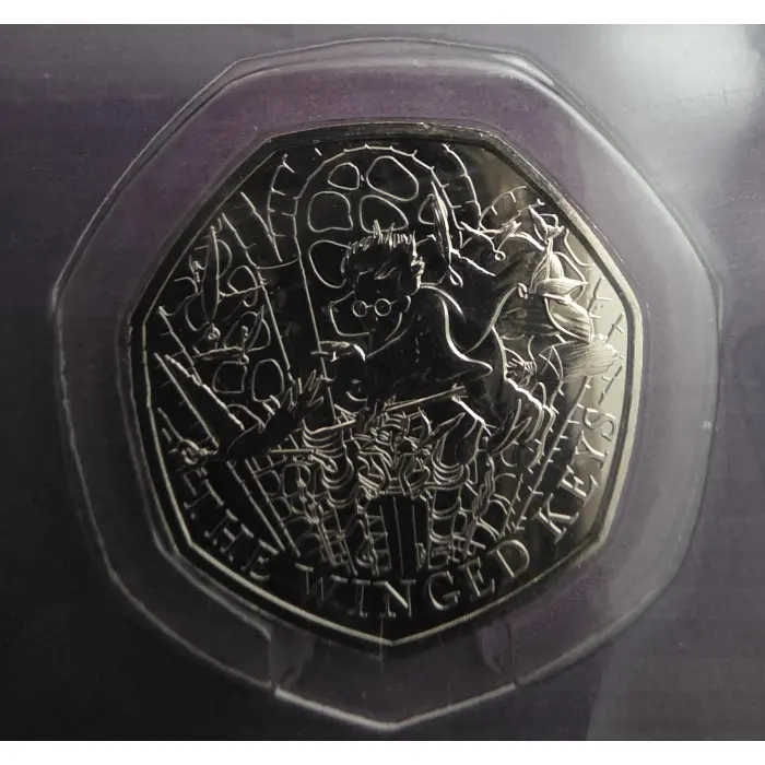 🌊🧜‍♀️ 2024 United Kingdom 50p – The Winged Keys | The Koin Club Issue (Sealed 