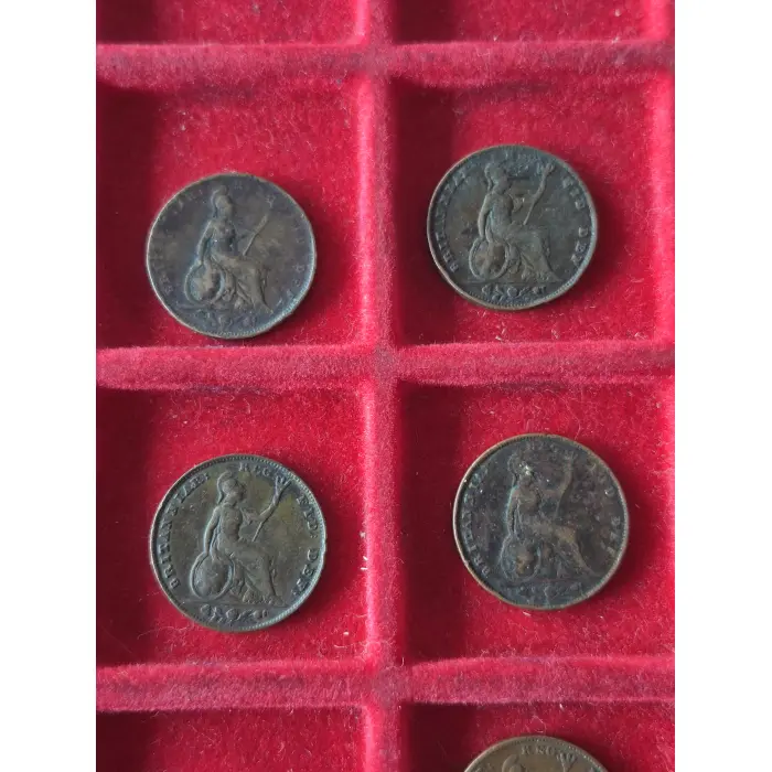 BULK 1800'S BRITISH FARTHINGS