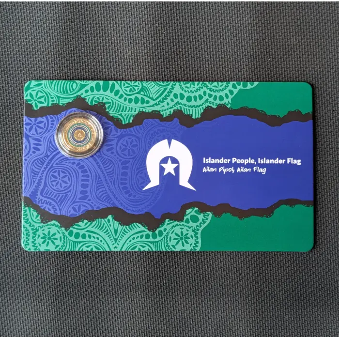 2025 $2 Torres Strait Islander Flag 'C' Mintmark Coloured Uncirculated Carded