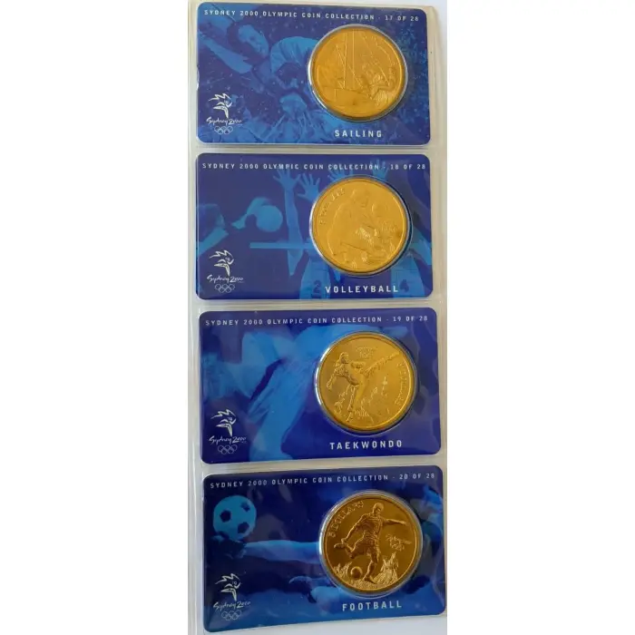 2000 Sydney Olympics  Bronze $5 Coin  - 24 different coins