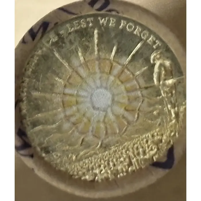 2026 DAWN SERVICE, LEST WE FORGET $2 PREMIUM COIN ROLL and a $2 unc coin in case