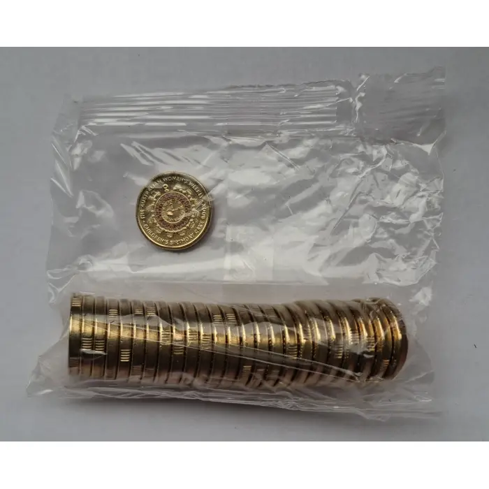 2025 $2 Women's Weekly Birthday Cake Coloured Security Coin Bag (25 Coins)