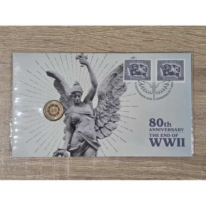 80th Anniversary - End of WWII Poppy Wreath Limited Edition PNC