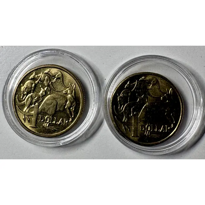 First and last Queen Elizabeth $1 coins (1984 2022).