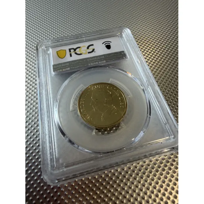 Australia 2025 $1 Bluey Christmas Colorised coin PCGS MS68