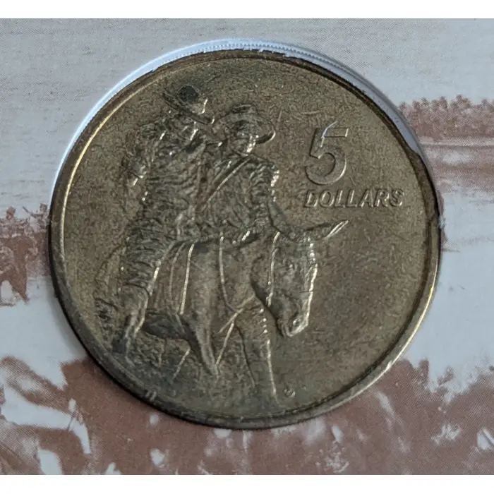 Anzac 75th Anniversary $5.00 Commemorative Coin RAM