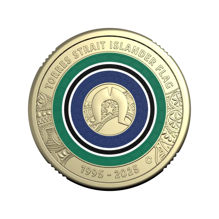 UNC 2025 $2 C MINT coin 30th Anniversary of the Torres Strait Islander Flag card