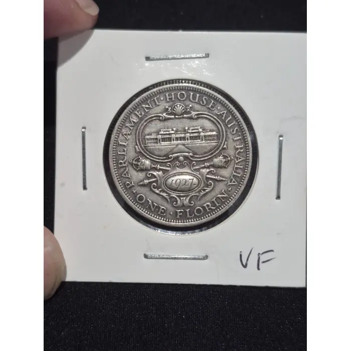 1927 PARLIAMENT HOUSE FLORIN 