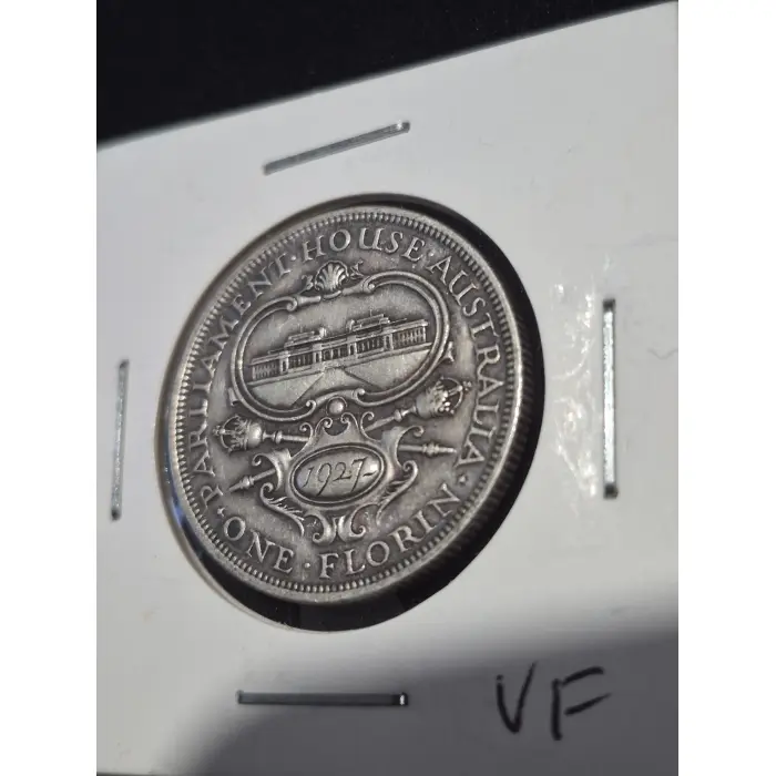 1927 PARLIAMENT HOUSE FLORIN 