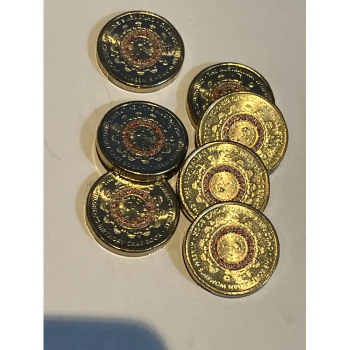 Women’s 2025 Weekly $2 uncirculated CAKE two dollar coin