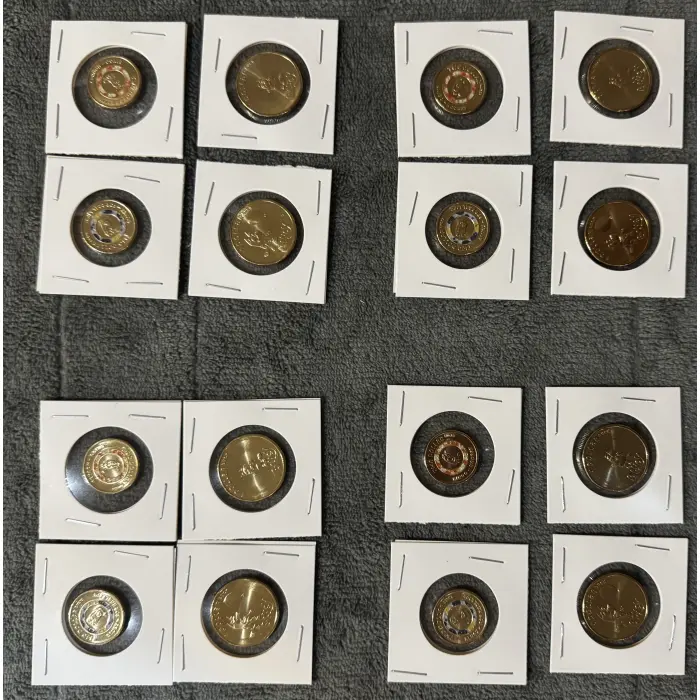 2026 $2 and 2024 $1 Bluey and Bingo Uncirculated Coins 
