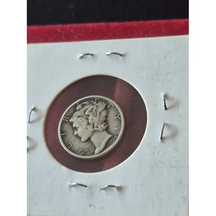 1939 "MURCURY" DIME USA 🇺🇸 (WWII 90% SILVER)