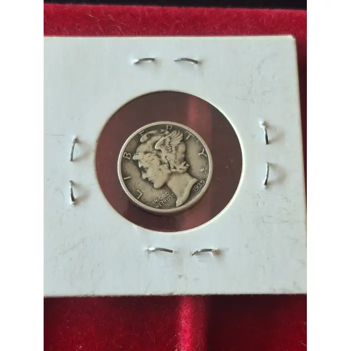 1939 "MURCURY" DIME USA 🇺🇸 (WWII 90% SILVER)