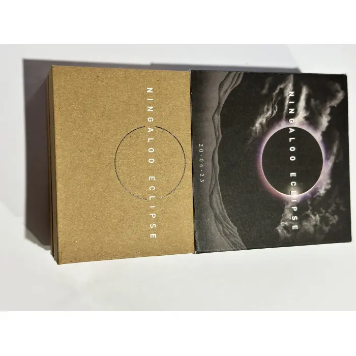 2023 Ningaloo Solar Eclipse 2oz Silver Antiqued Coloured Coin