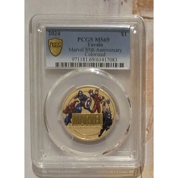 2024 - MS69 $1 Marvel 85th Anniversary Colorized
