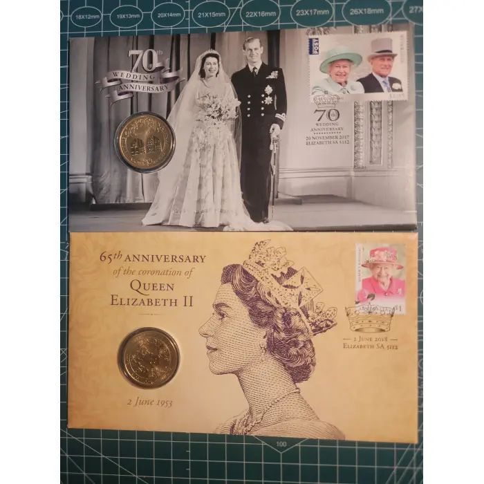 Bundle of 6 x Royal pncs queen Elizabeth II,  queen Victoria, coronation 