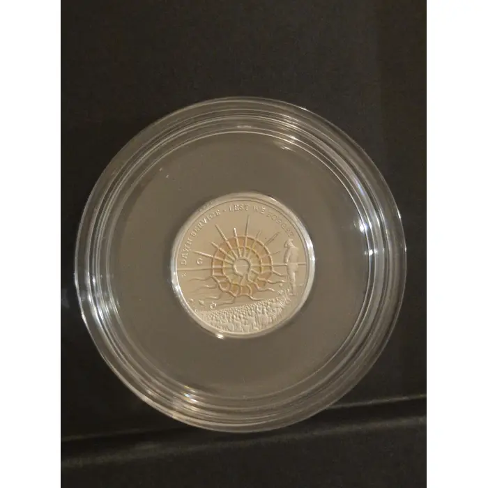 2026 $2 Coloured Dawn Service ANZAC C Mintmark Fine Silver Proof