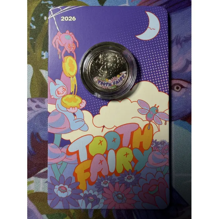 2026 $2 Tooth Fairy Coloured Uncirculated Coin Card