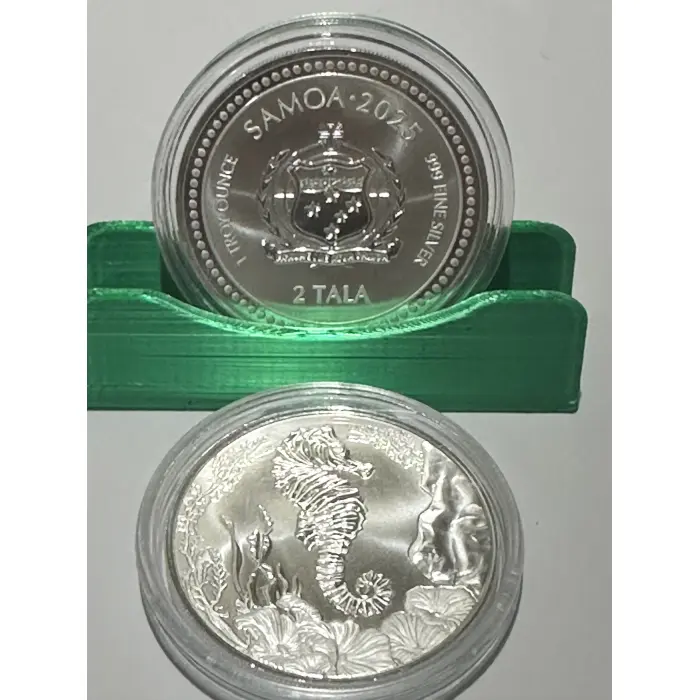 2025 Samoa Seahorse 1 oz silver Scottsdale Mint
