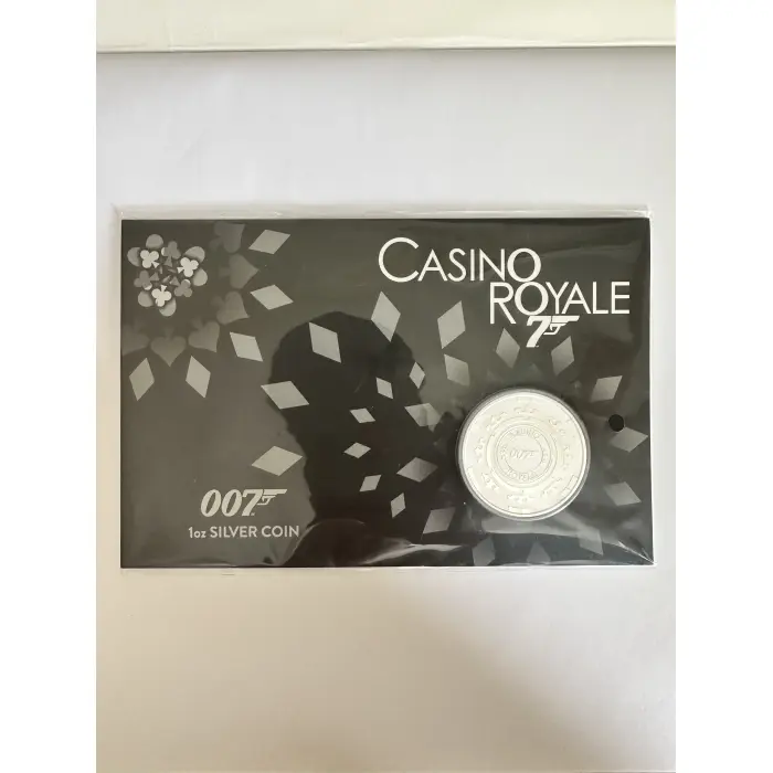 007 Casino Royale 1oz Silver 2023 