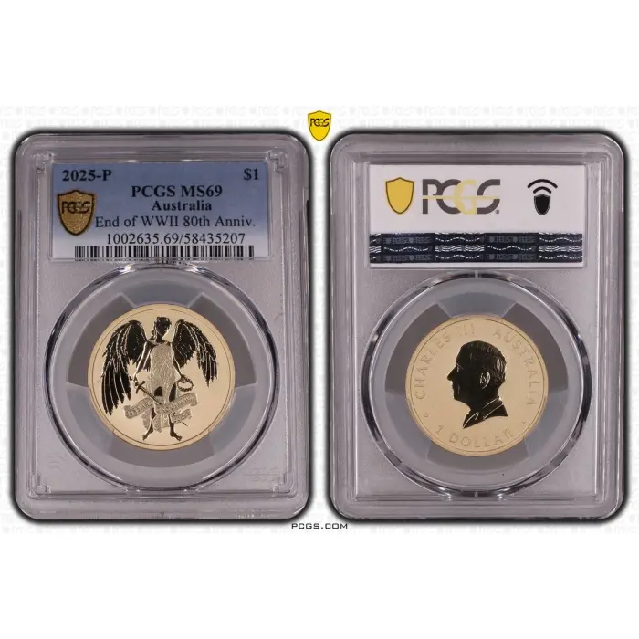 2025 -P - MS69 - End Of WW2 80th Anniv