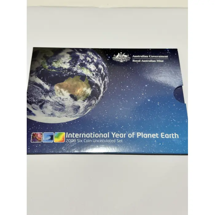 2008 six coin uncirculated set International year of planet earth 
