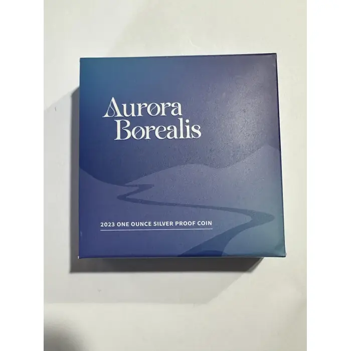 2023 Aurora Borealis 1oz Silver Proof Coloured Coin