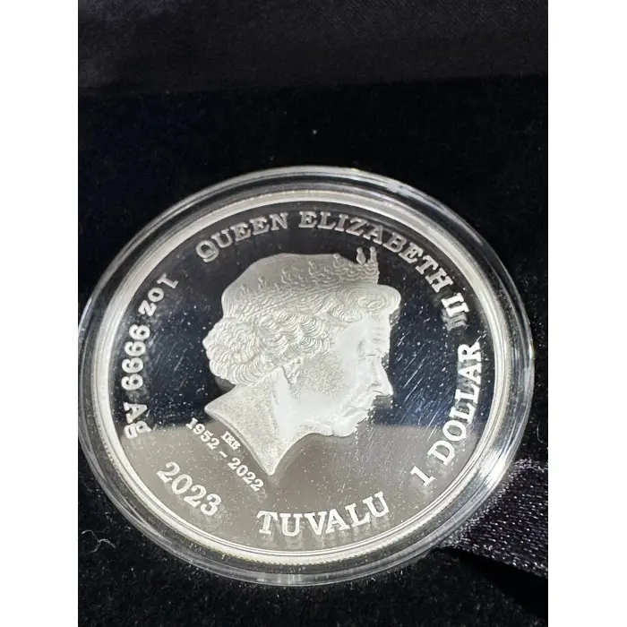 2023 Aurora Borealis 1oz Silver Proof Coloured Coin