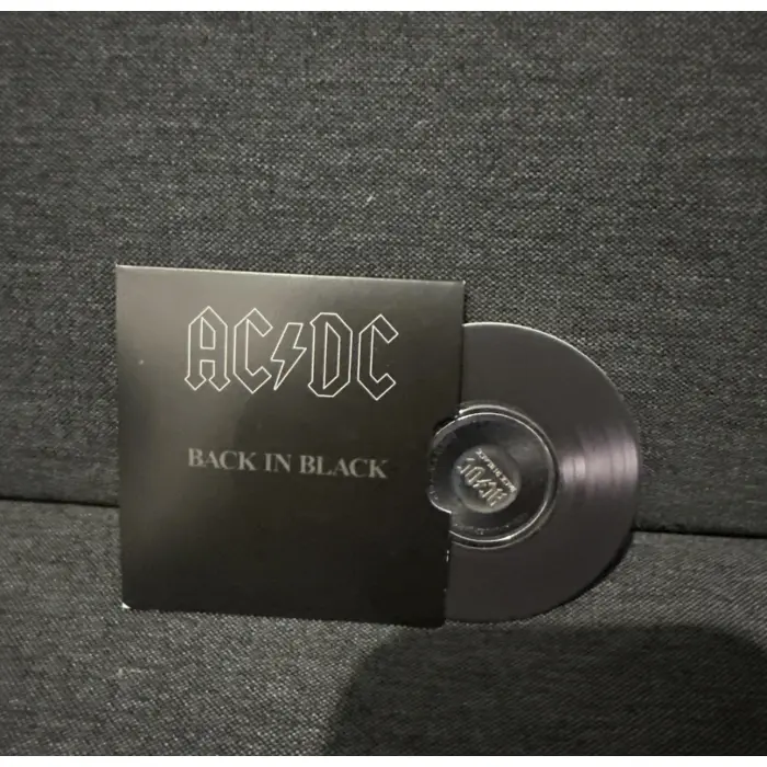 2020 AC/DC Back in Black 20c Coloured Coin In Album Sleeve card
