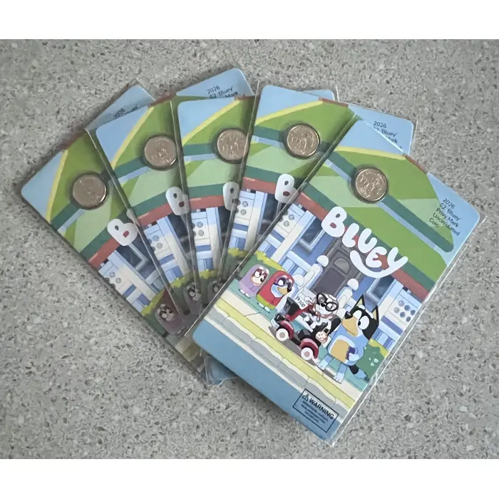 2026 $2 Privy Mark 5 card coin set in sleeves!