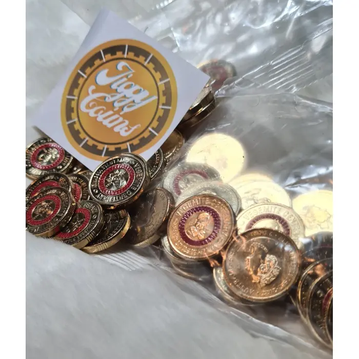 UNC 2023 $2 Vegemite Red RARE Coloured two dollar Coin ex mint bag Queen