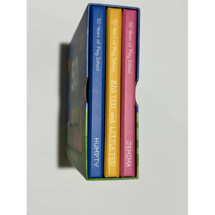 50 years of Play School three coin book set 