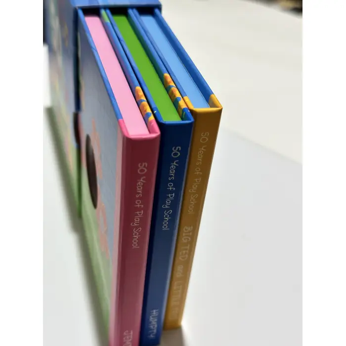 50 years of Play School three coin book set 