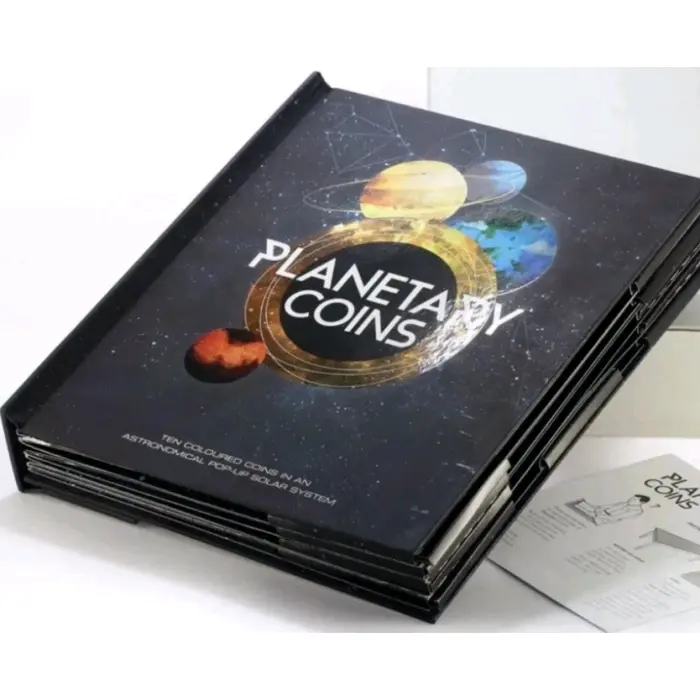 2017 Planetary 10 Coin Pop up Book Set