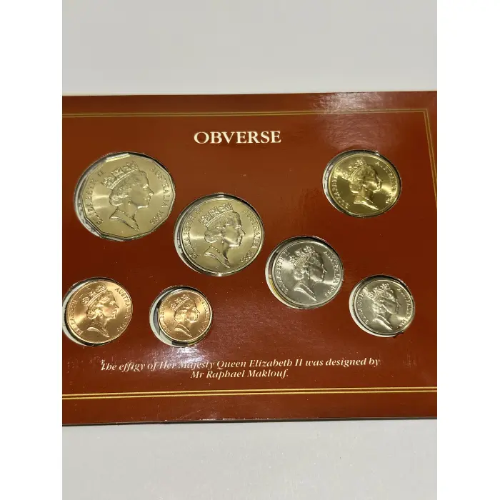 1986 international year of peace uncirculated set