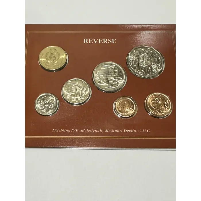 1986 international year of peace uncirculated set