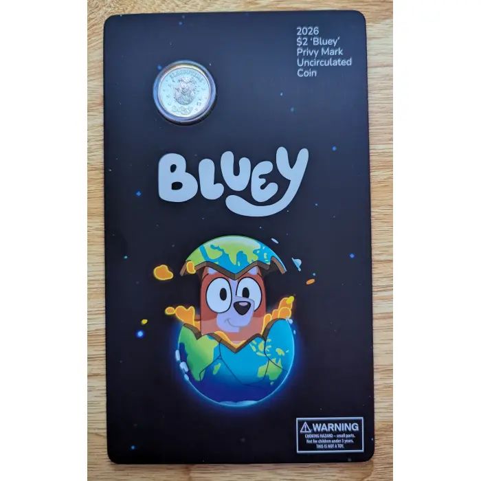 2026 BLUEY 5 X $2 PRIVY MARK SET