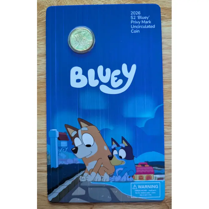 2026 BLUEY 5 X $2 PRIVY MARK SET