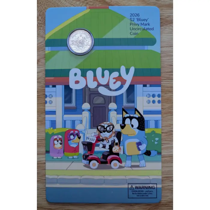 2026 BLUEY 5 X $2 PRIVY MARK SET