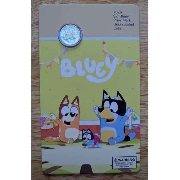 2026 BLUEY 5 X $2 PRIVY MARK SET