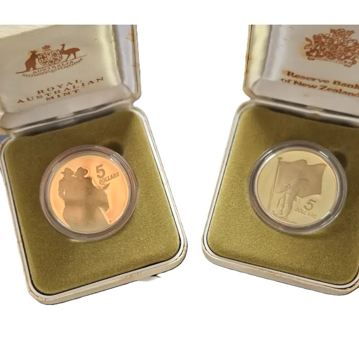 Australia & New Zealand ANZAC Two-Coin Set