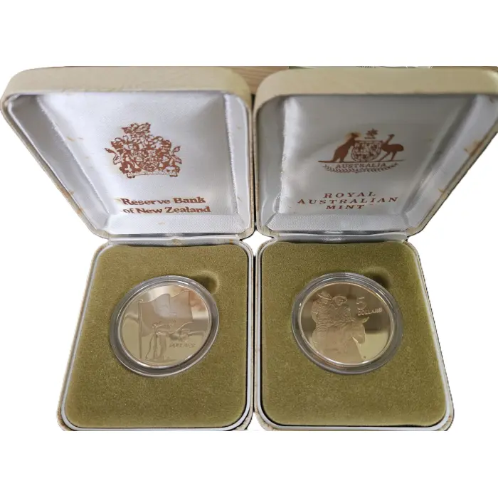 Australia & New Zealand ANZAC Two-Coin Set