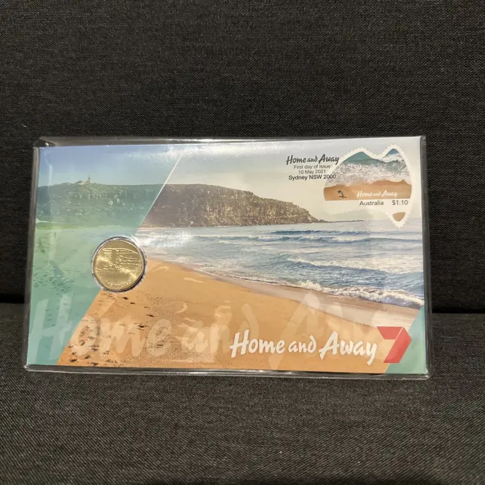 2021 GACH Australia PNC Home and Away Letter H $1 Coin & Stamps Cover