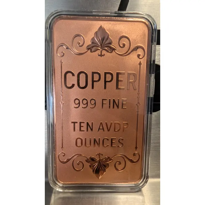 COPPER RESERVE MINT - 10oz Copper Bar Skeleton Cat