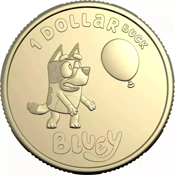Bluey Buck 2024 One Dollar Coin Dollarbuck $1 Australia - New UNC