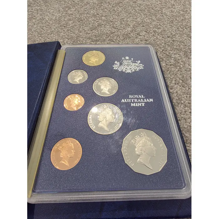 1987 RAM proof set. No COA